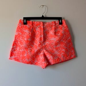 J.Crew Women's Size 4 NWT Coral Floral Textured Jacquard Shorts